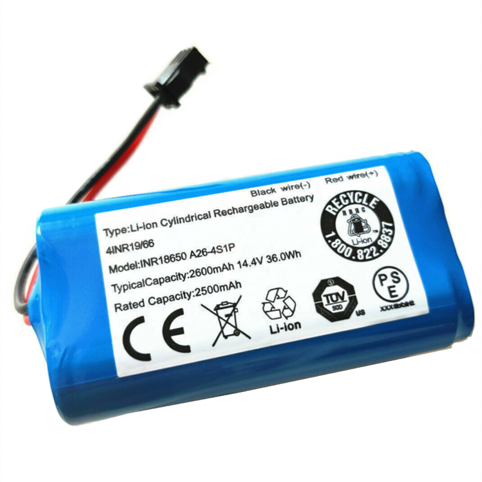 Seller Refurbished 14.4V 2600mAh Li-Ion Battery For Ecovacs Deebot & Eufy RoboVac